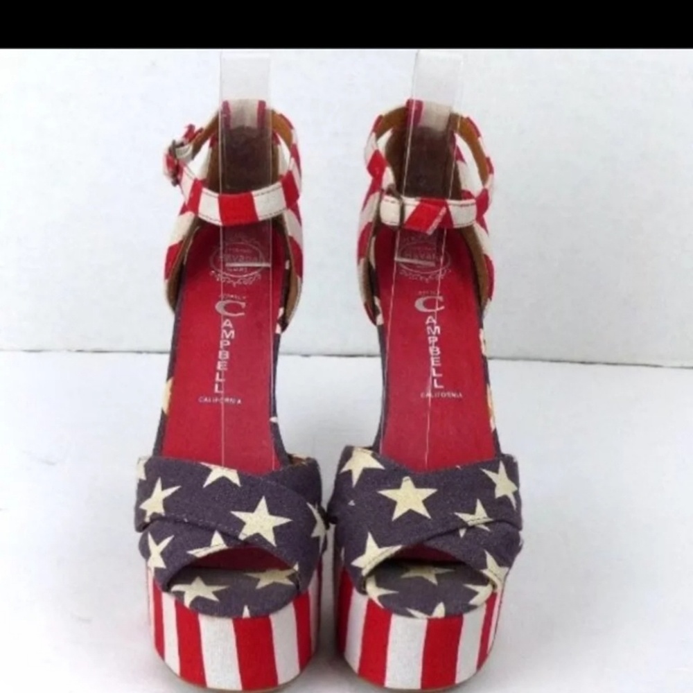 Jeffrey Campbell American Flag heels